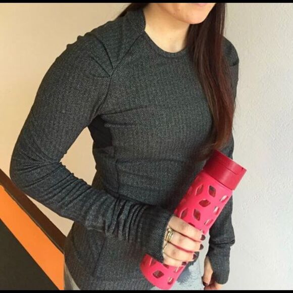 Lululemon athletica think fast Gray Long Sleeve Top - Picture 1 of 5